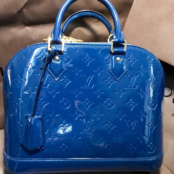 LOUIS VUITTON MONOGRAM VERNIS ALMA PM HANDBAG 👜 - Picture 7 of 13